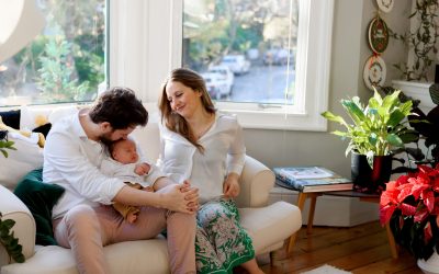 A newborn photoshoot at home in Blackheath