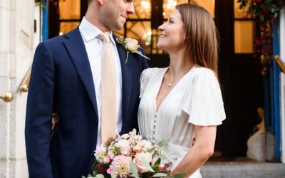 A beautiful micro wedding at Chelsea Old Town Hall